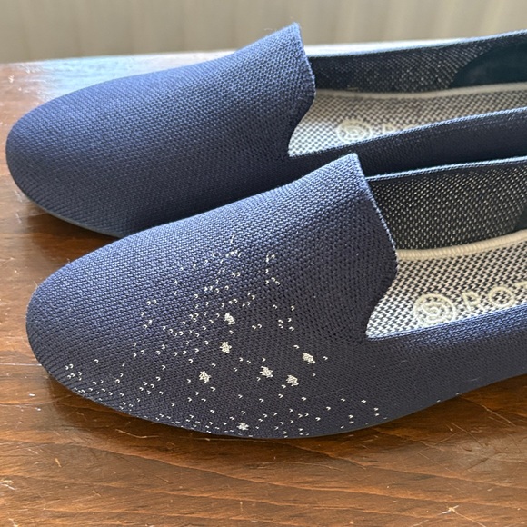 Rothy's Sagittarius Zodiac Women's Navy Blue Loafers - Picture 3 of 9